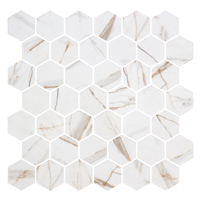 MOSAIK HEXAGON XL CALACATTA GOLD