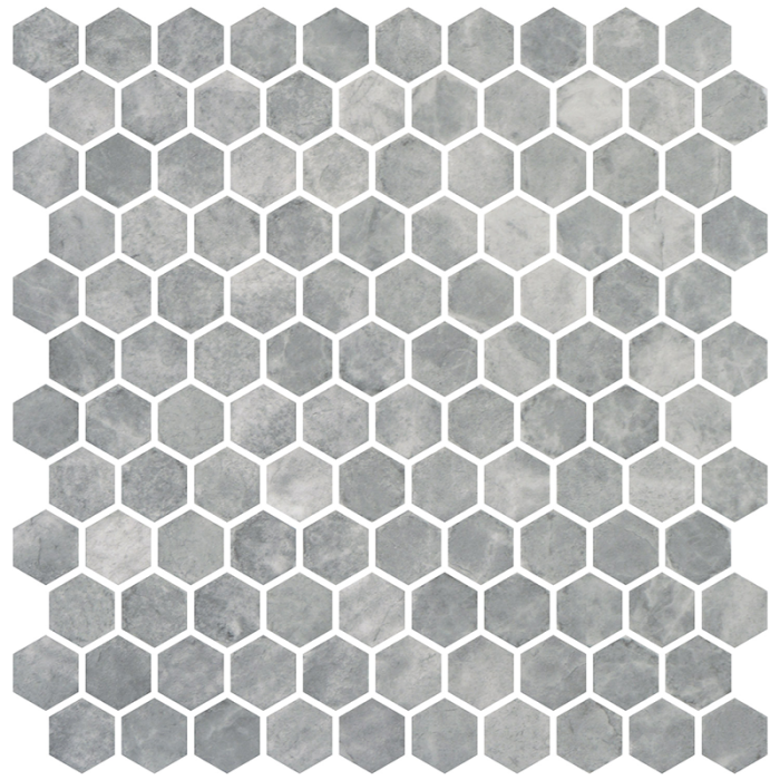 Mosaik Hex Ecostones Silver Matte