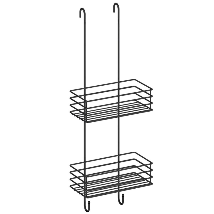 Duschkorg Dubbel med Rund Upphängningskrok Beslagsboden
