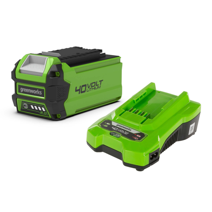 Startkit 40V 2Ah Batteri & Laddare Greenworks