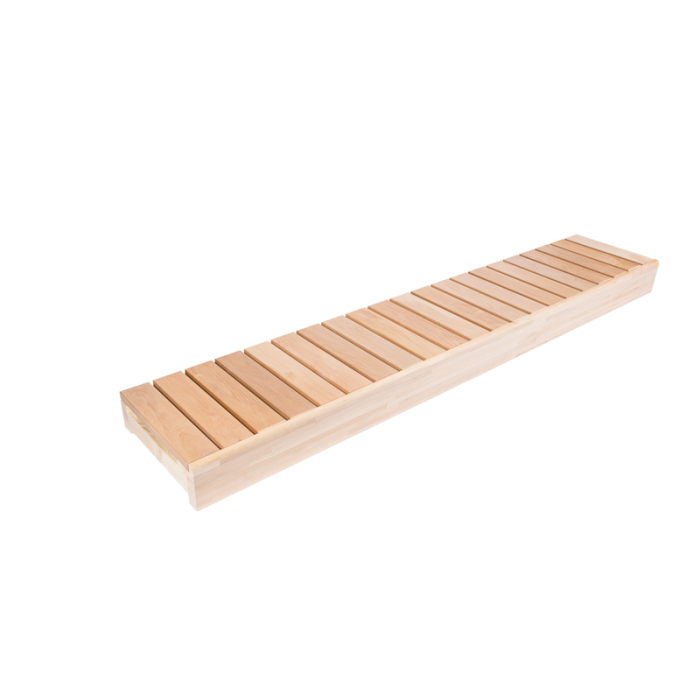 Bänkmodul Bastu 140 mm Frontboard Fingerskarvad och Limmad Thermory