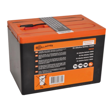 BATTERIPAKET ALKALINE 9V/120AH GALLAGHER