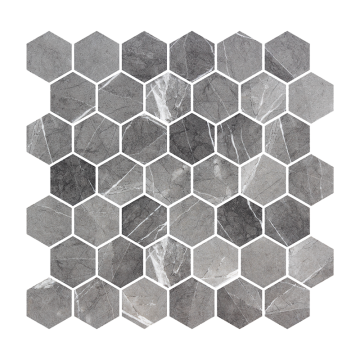 PROVBIT MOSAIK HEXAGON XL GRAFITO MATTE