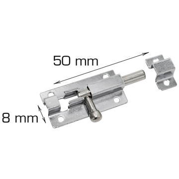 Skjutregel med Skruvar Ø8x33x50 mm Elförzinkad Home>it