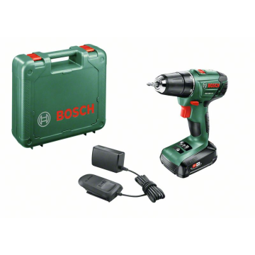 Borrskruvdragare PSR 1800 LI-2 med Batteri, Laddare och Förvaringsväska Bosch Power Tools