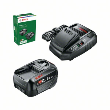 Batteriset PBA 18V 6,0 Ah W-C + Laddare ( AL 1830 CV) Bosch Power Tools