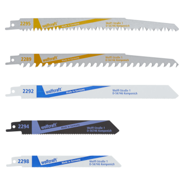 Tigersågbladssats 5 delar Wolfcraft