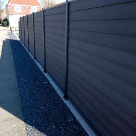 Staket K2 Svart 170 cm 1 modul Kirkedal